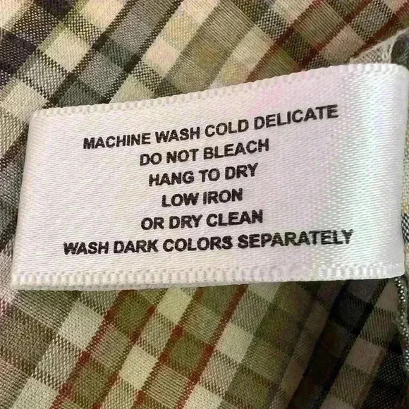 Cutter & Buck, long sleeve plaid shirt, size 3 XB - Picture 5 of 5